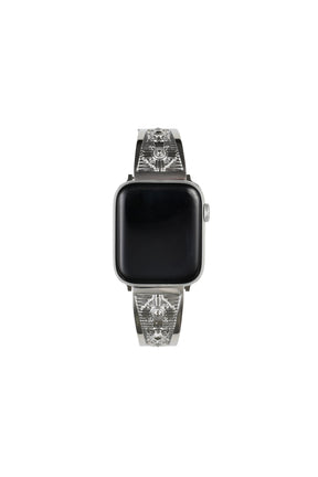 METAL WATCH BELT / SIL
