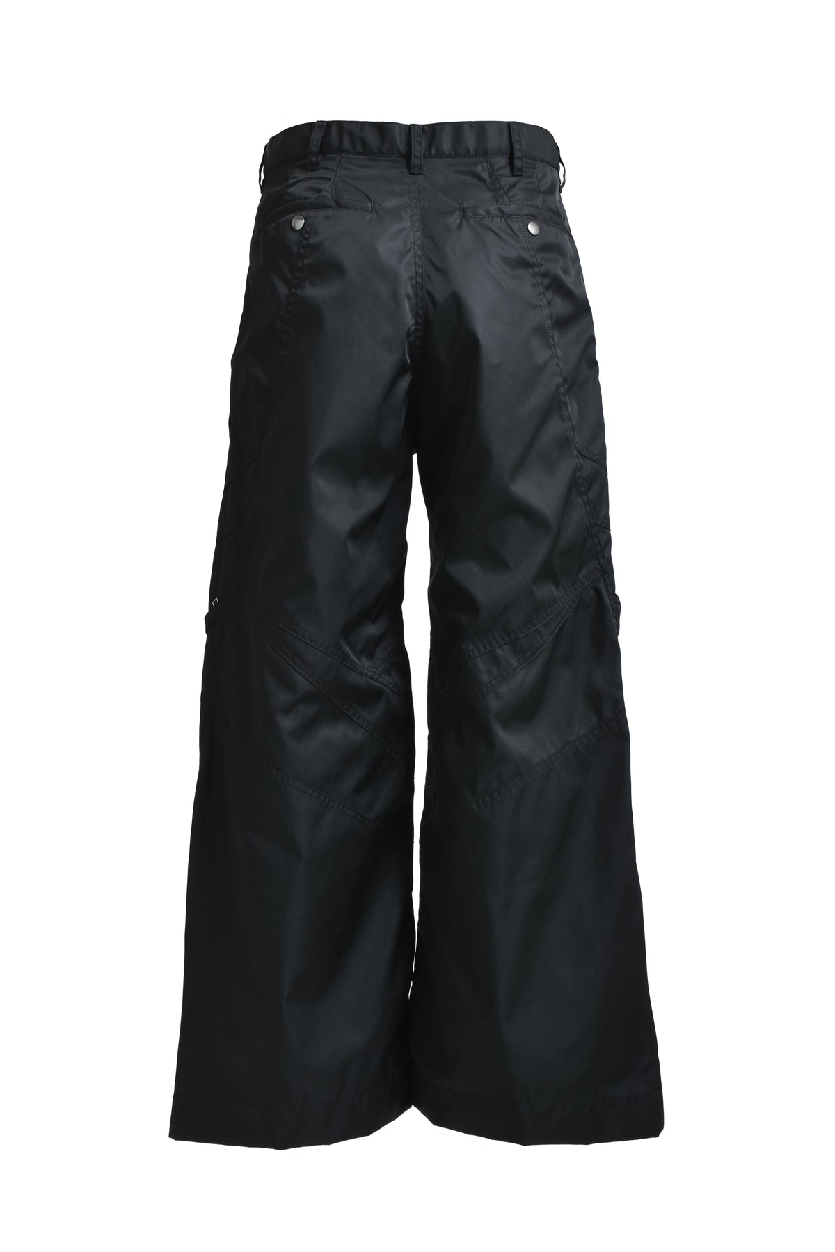 NYLON TRACK PANTS / BLK