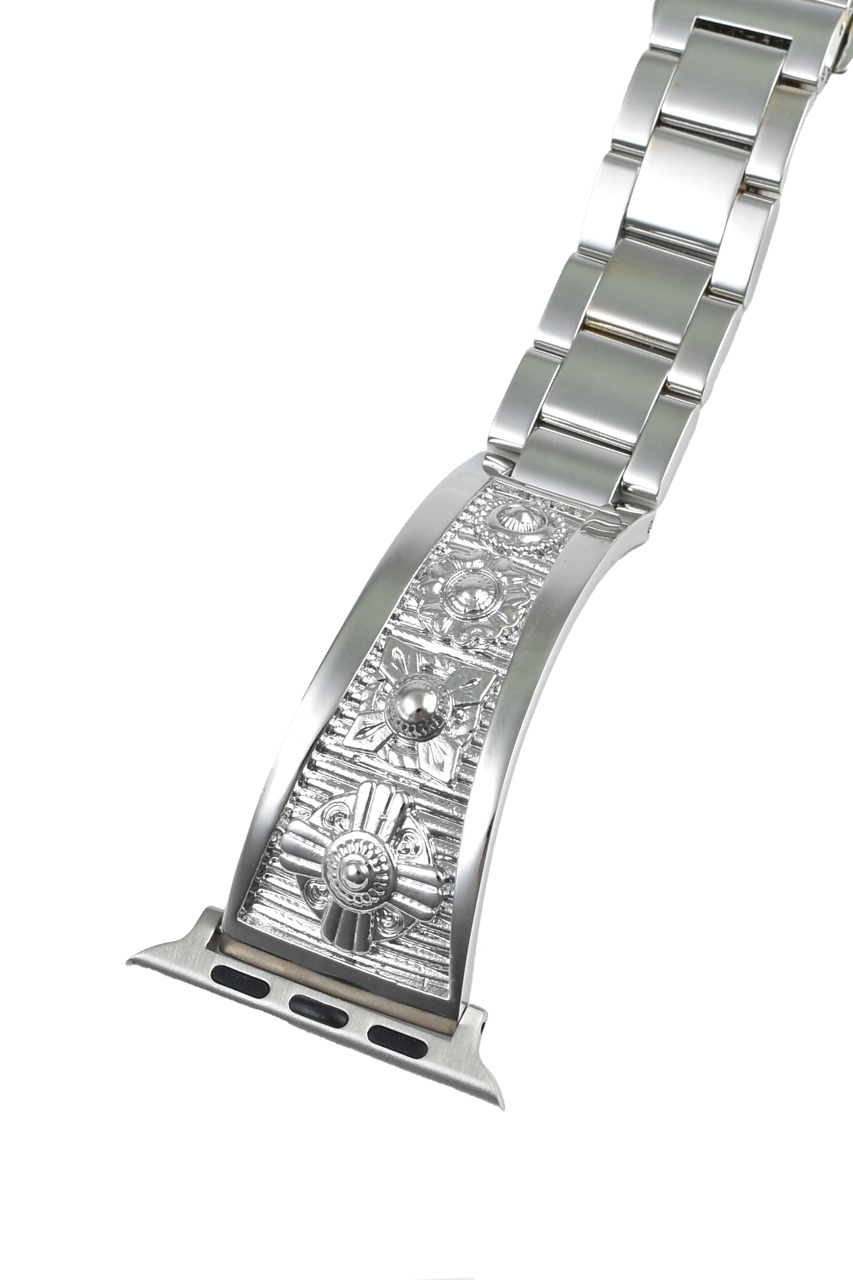 METAL WATCH BELT / SIL