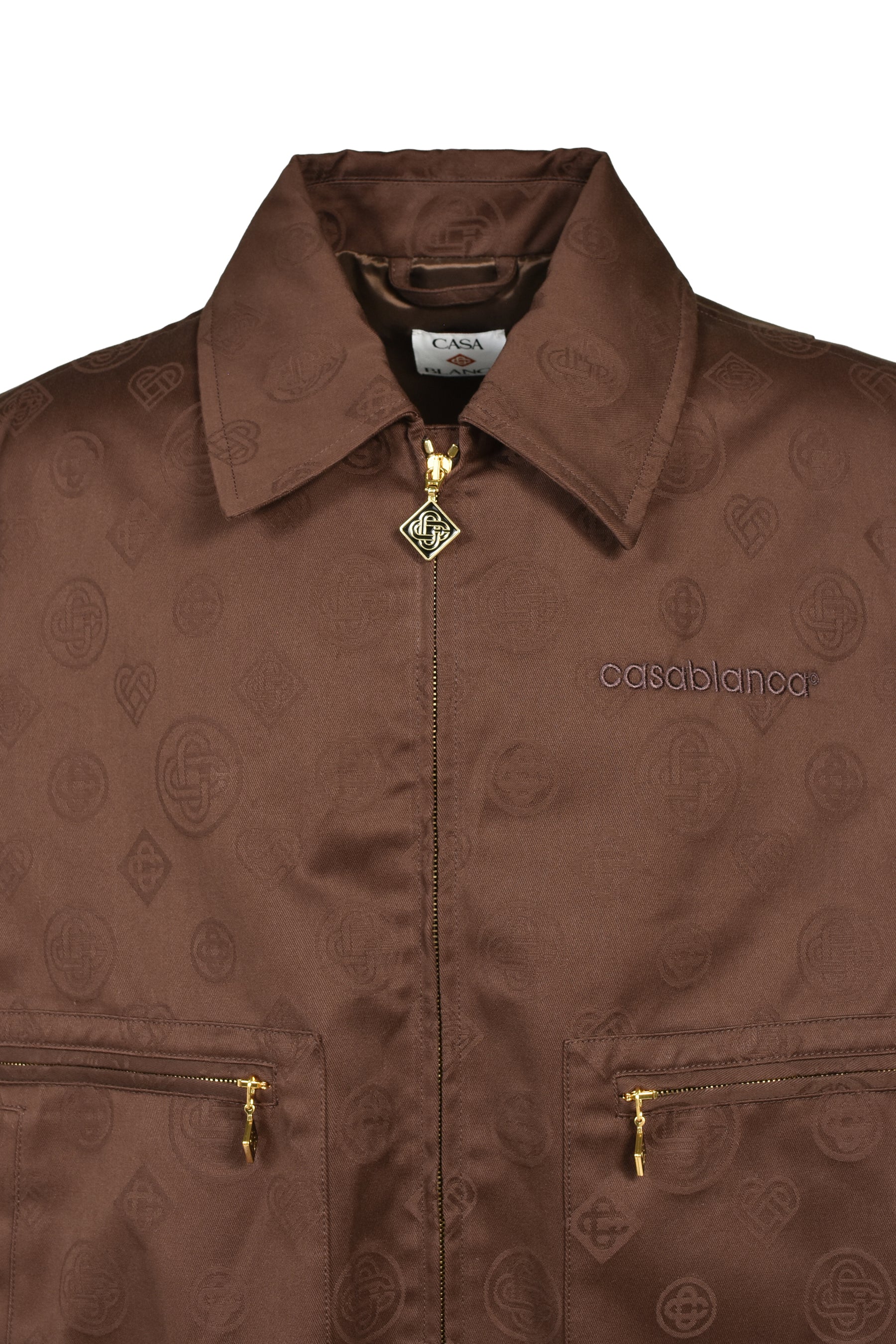 MONOGRAM COTTON BLOUSON / BRW