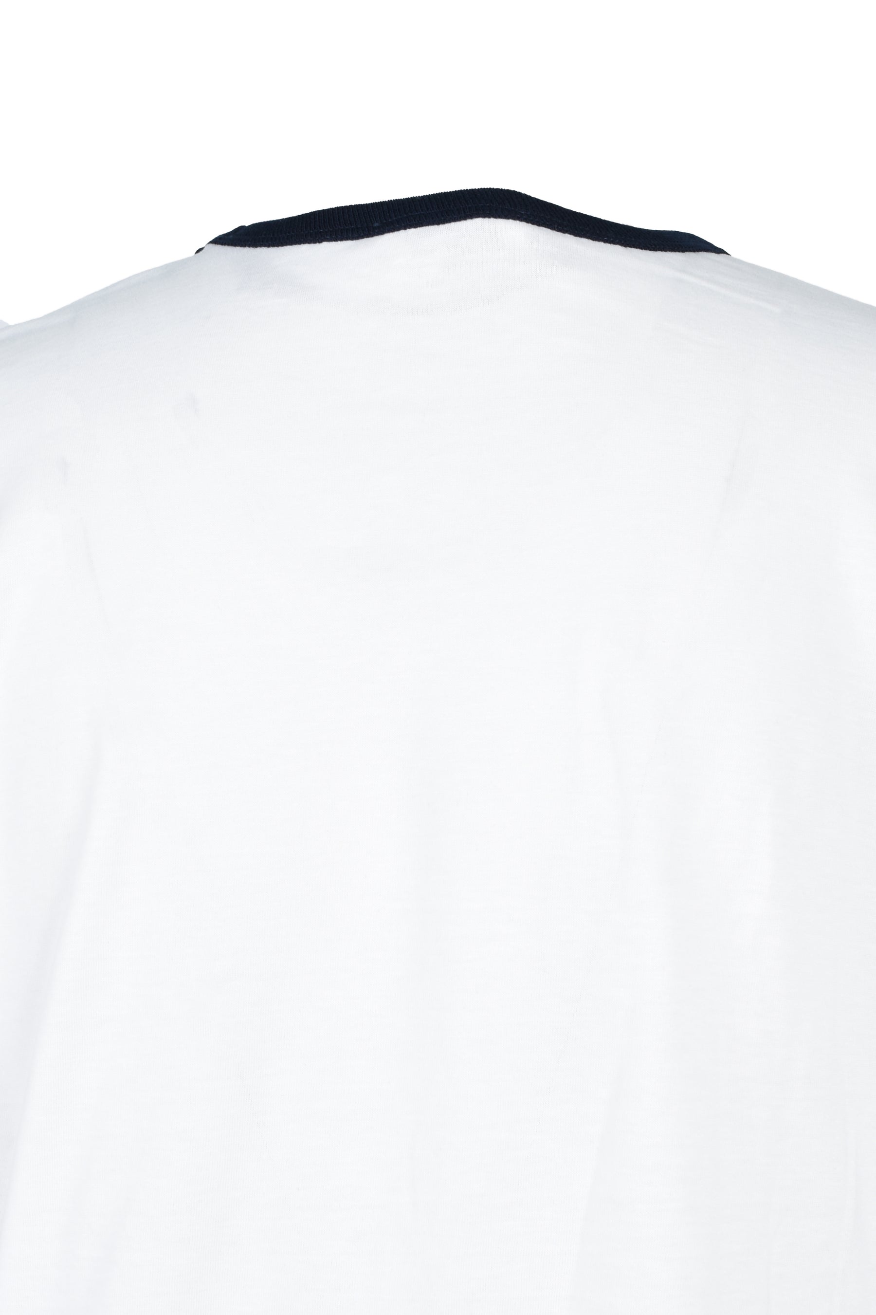 FLICK, SPARK, INHALE RINGER TEE / WHT NVY