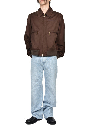 MONOGRAM COTTON BLOUSON / BRW
