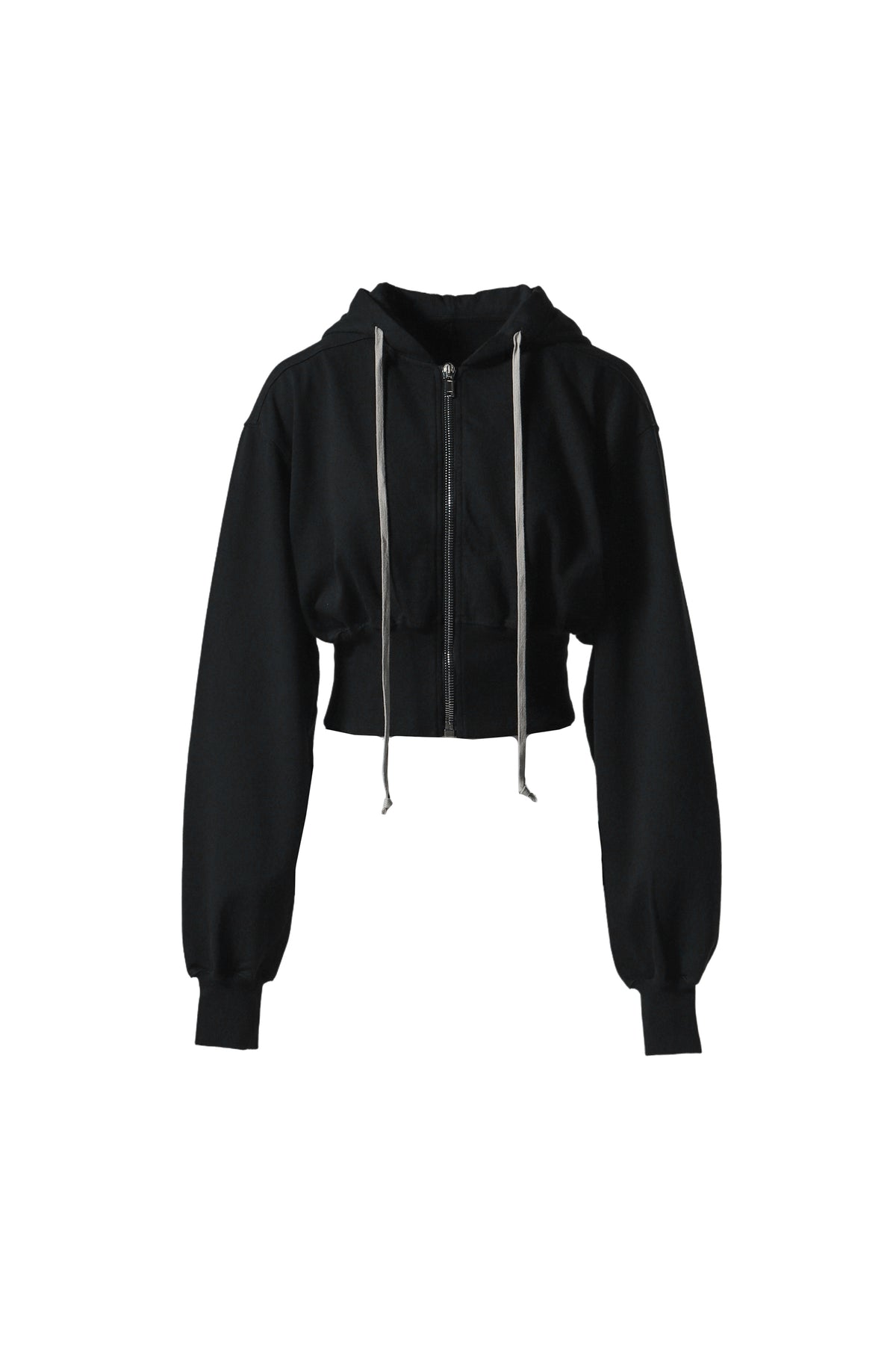 Rick Owens DRKSHDW リックオウエンス ダークシャドウ FW24 TATLIN ZIPPED HOODIE / BLK - NUBIAN