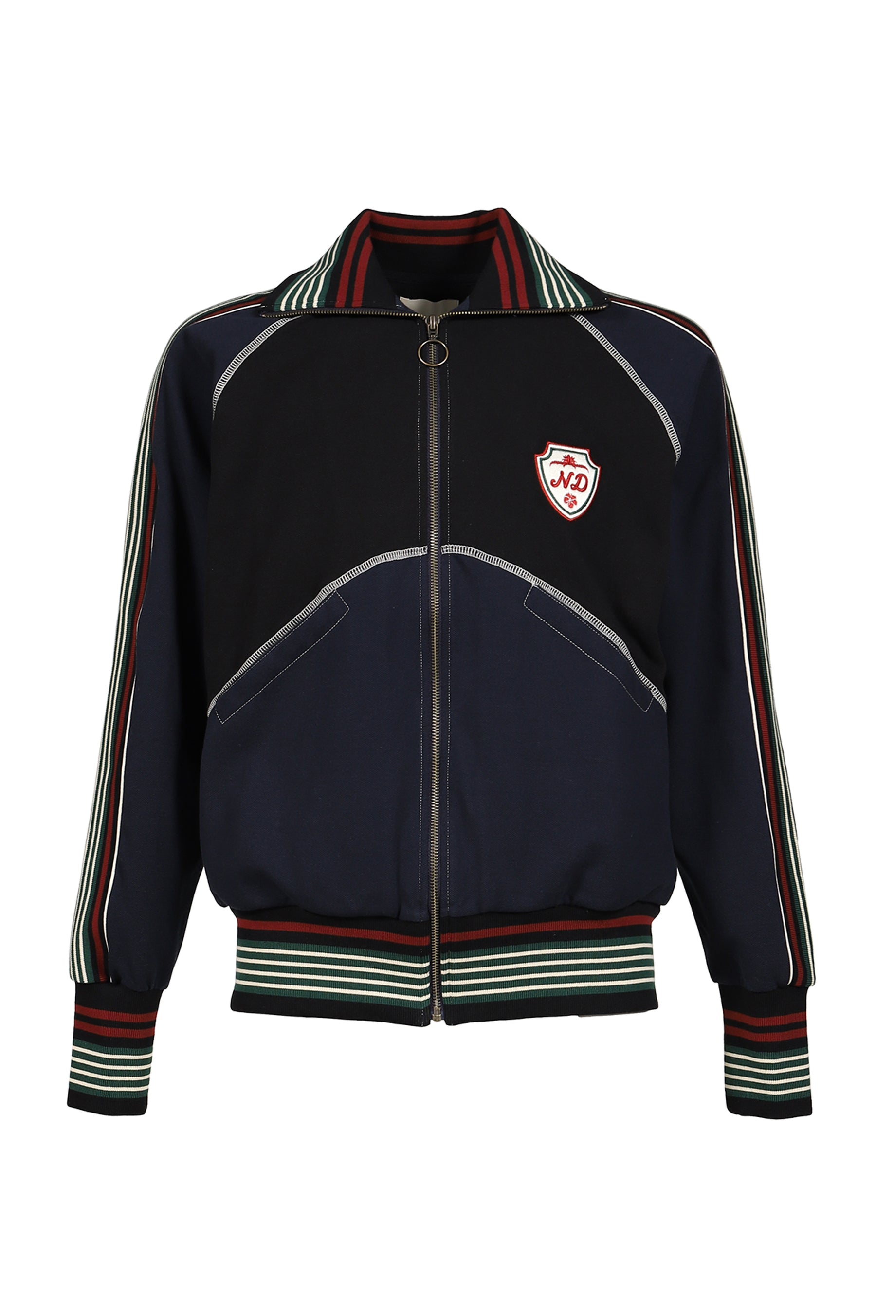 TRACK TOP /BLK/NVY