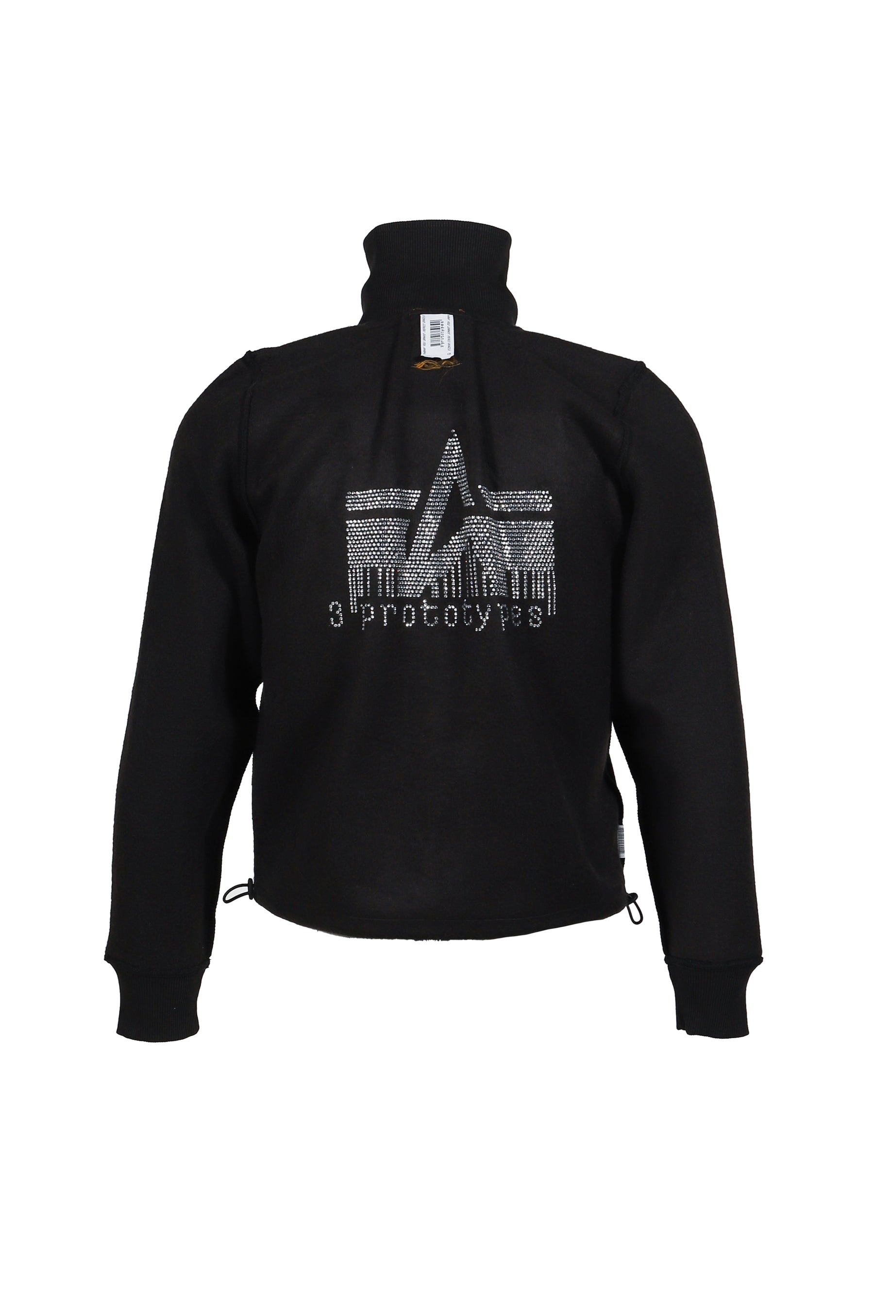 FLEECE BCKD JERSEY BLACK INSIDE OUT FLEECE JACKET / BLK 