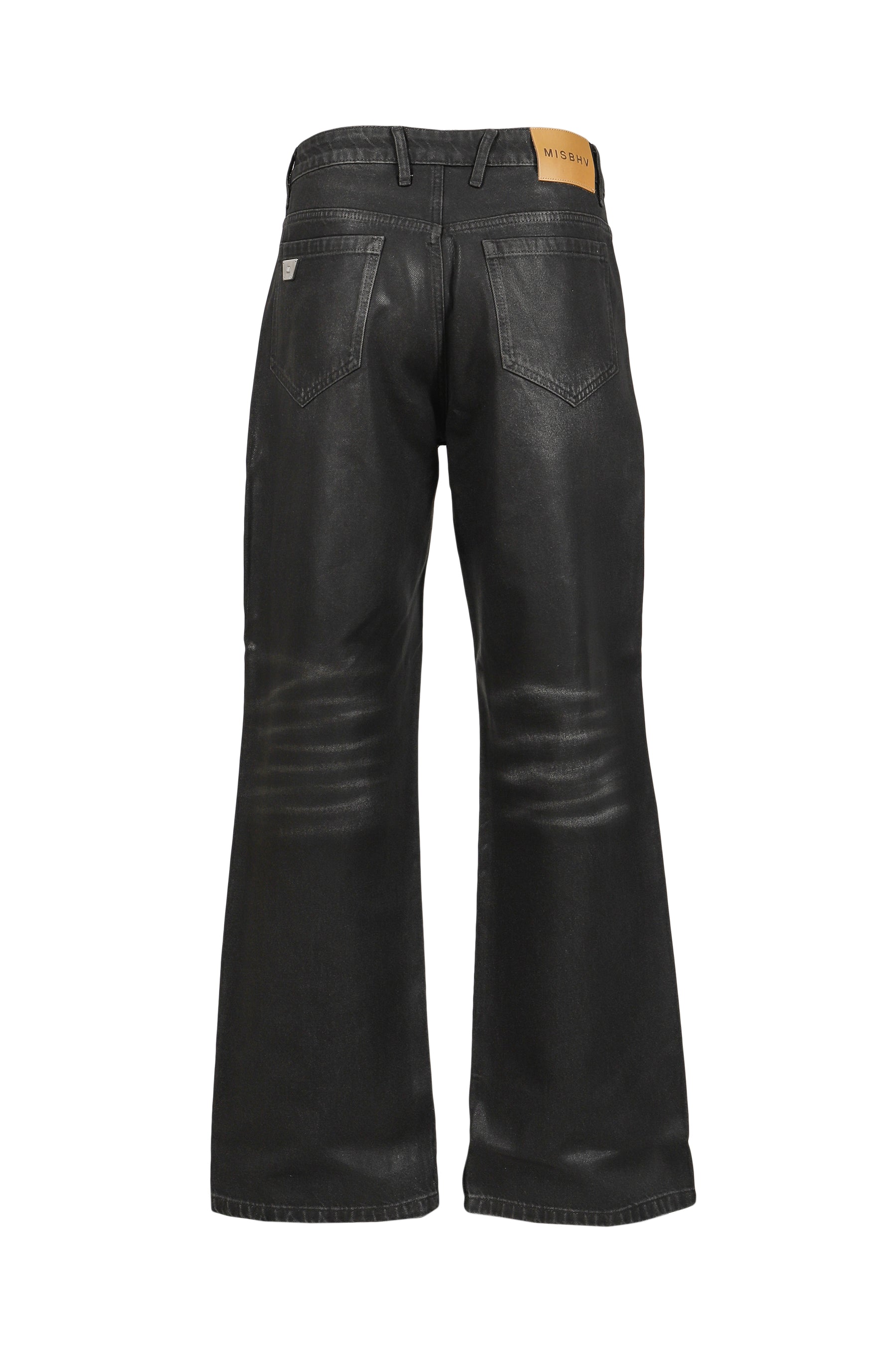AUSTIN COATED JEANS / BLACK 