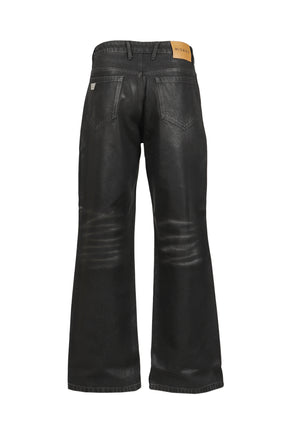 AUSTIN COATED JEANS / BLACK 