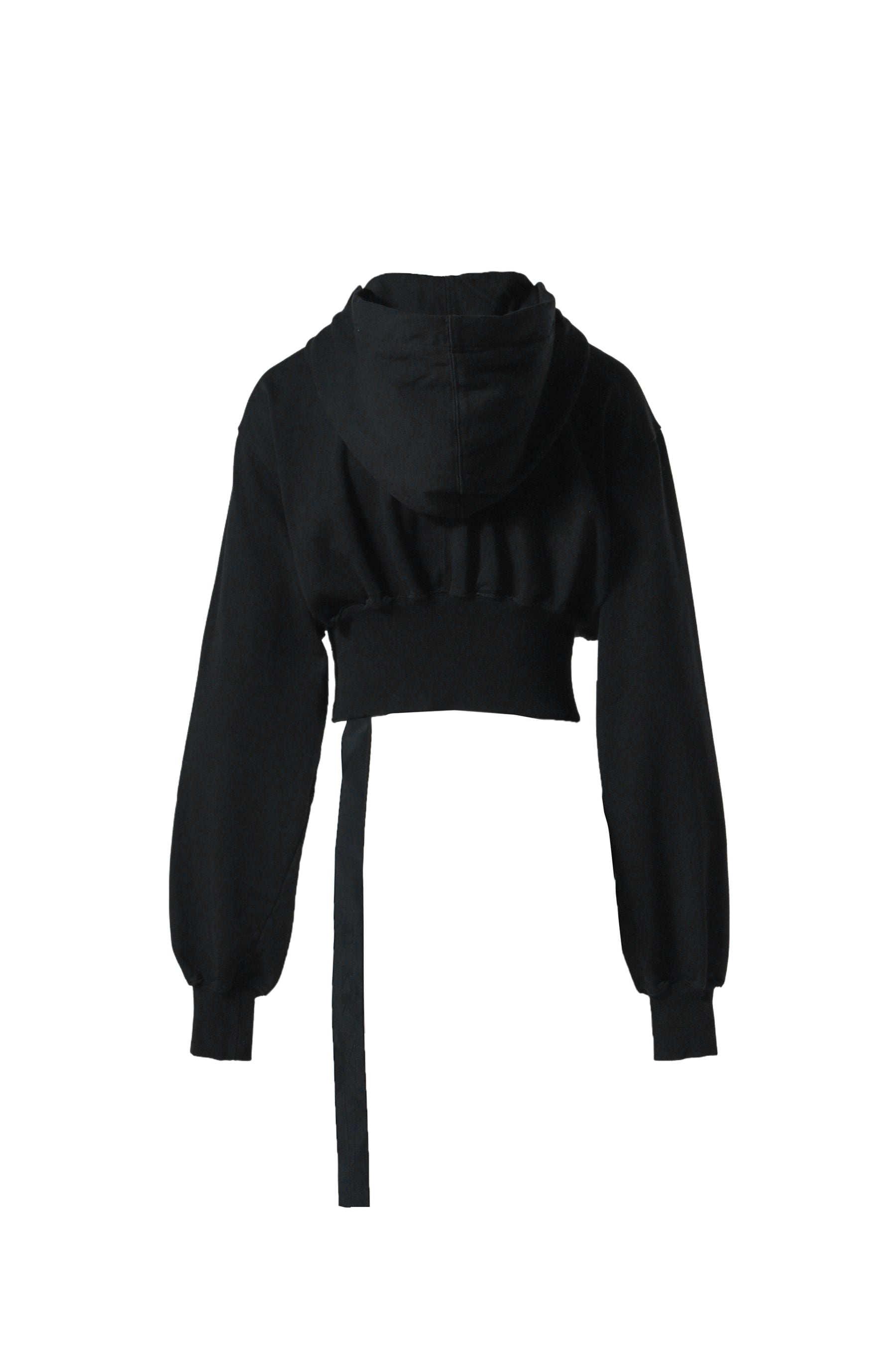 TATLIN ZIPPED HOODIE / BLK