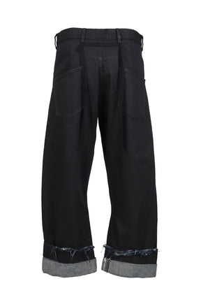 OVERSIZED DENIM TROUSERS / IND/COAT