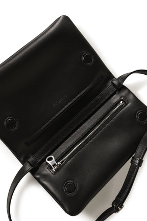 CUFF LEATHER MINI CLUTCH / BLK