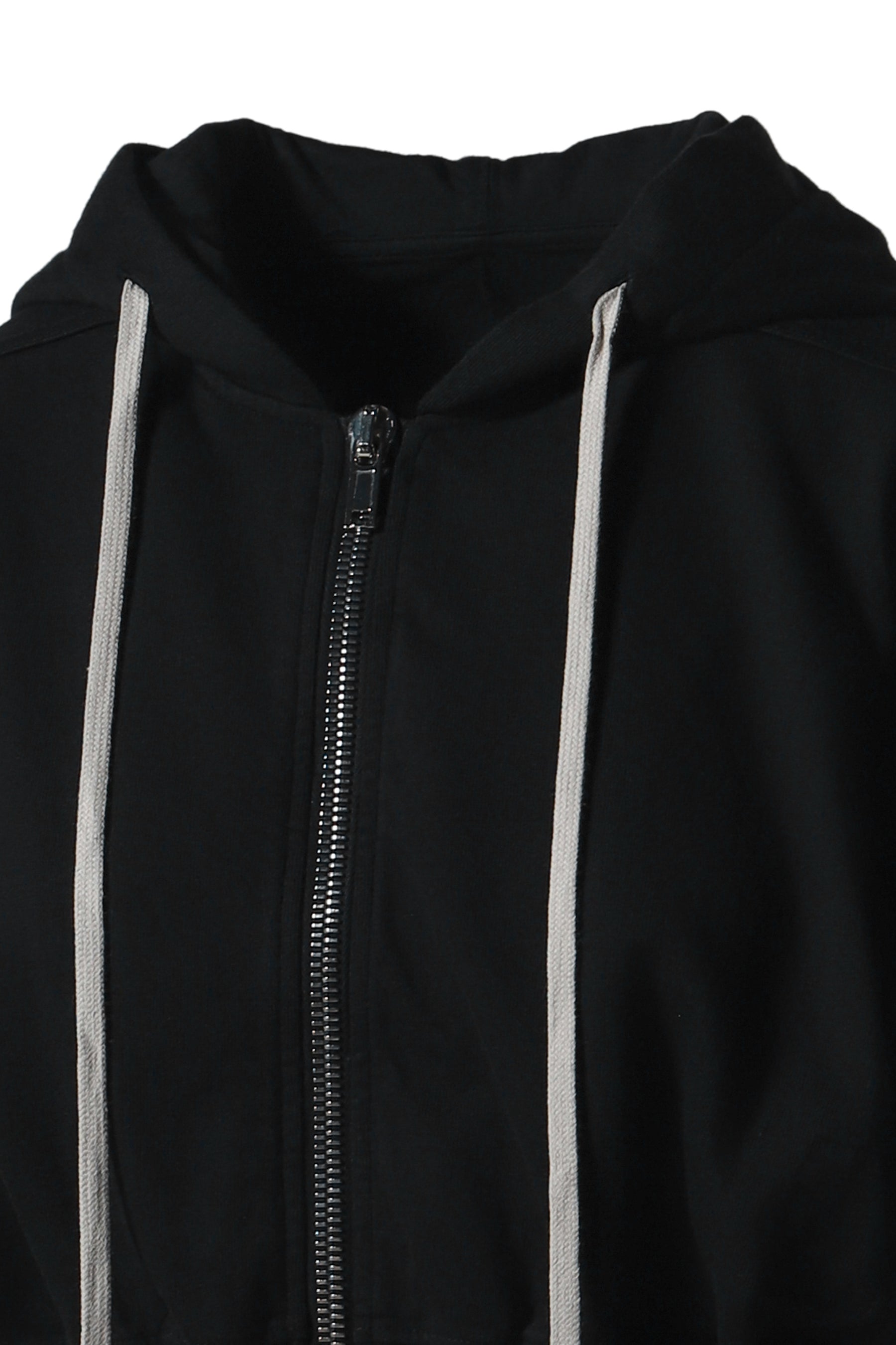 TATLIN ZIPPED HOODIE / BLK