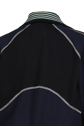 TRACK TOP /BLK/NVY
