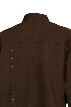 ×JIAN YE VIKTOR LEATHER JACKET W/DETTACHABLE SLEEVES / BRW