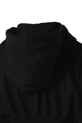 TATLIN ZIPPED HOODIE / BLK