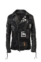 CRUST CORE RIDERS JACKET / BLK