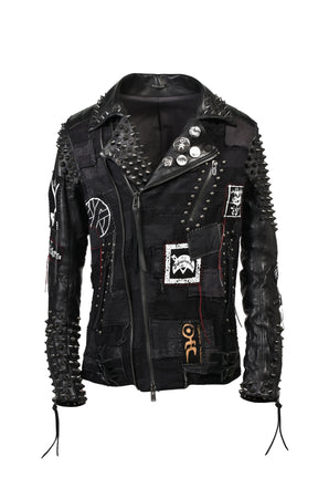 CRUST CORE RIDERS JACKET / BLK