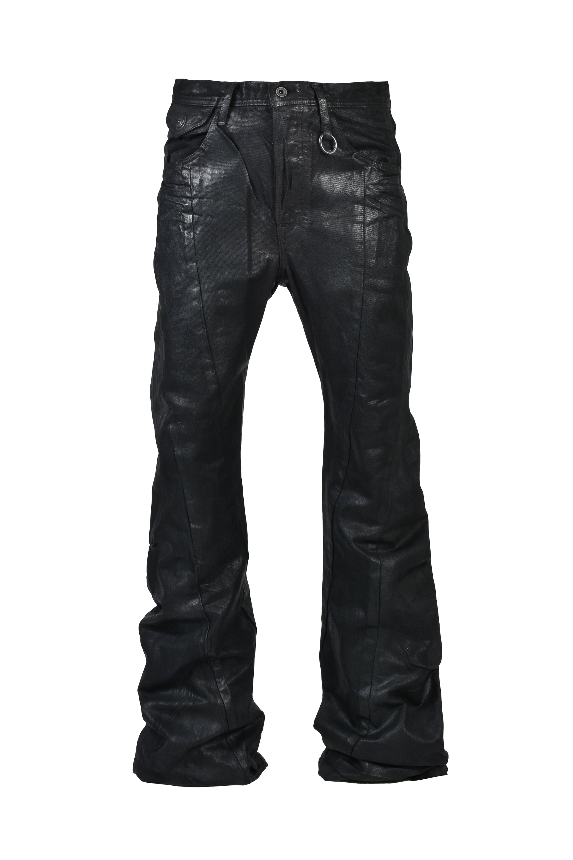 12oz WAXED DENIM TROUSER / BLK