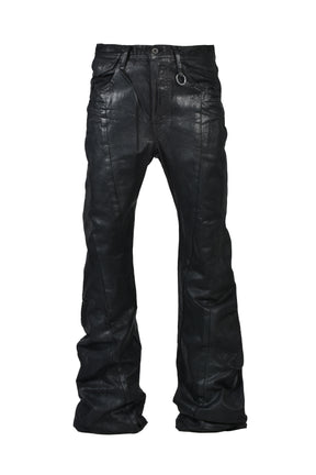 12oz WAXED DENIM TROUSER / BLK