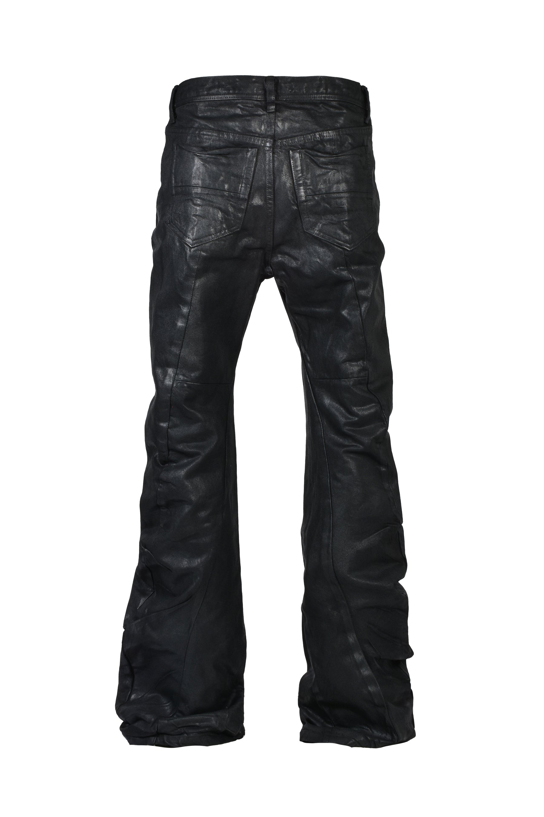 12oz WAXED DENIM TROUSER / BLK