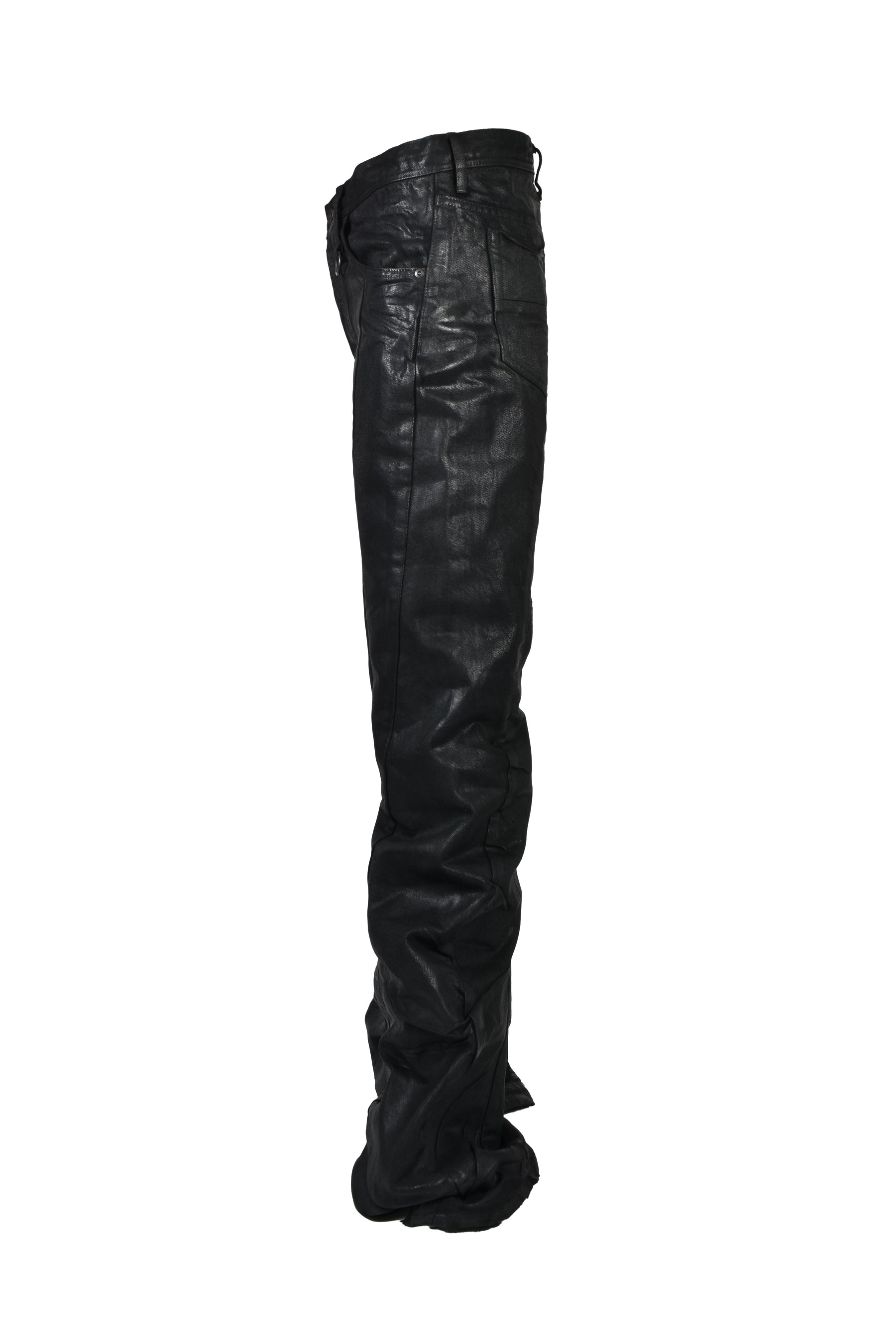 12oz WAXED DENIM TROUSER / BLK