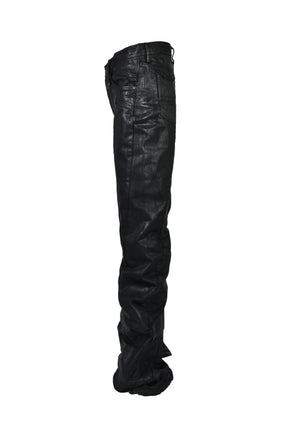 12oz WAXED DENIM TROUSER / BLK
