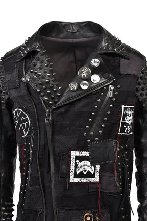 CRUST CORE RIDERS JACKET / BLK