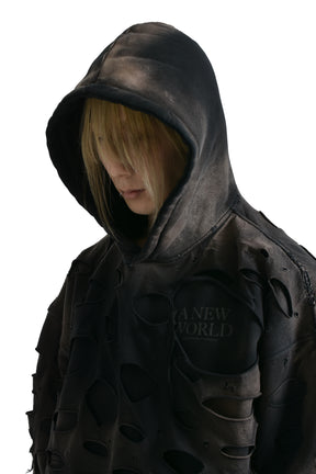 ALEXANDER DIGENOVA A NEW WORLD HOODIE / VINTAGE BLK