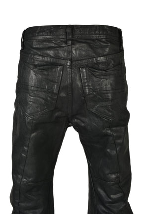 12oz WAXED DENIM TROUSER / BLK