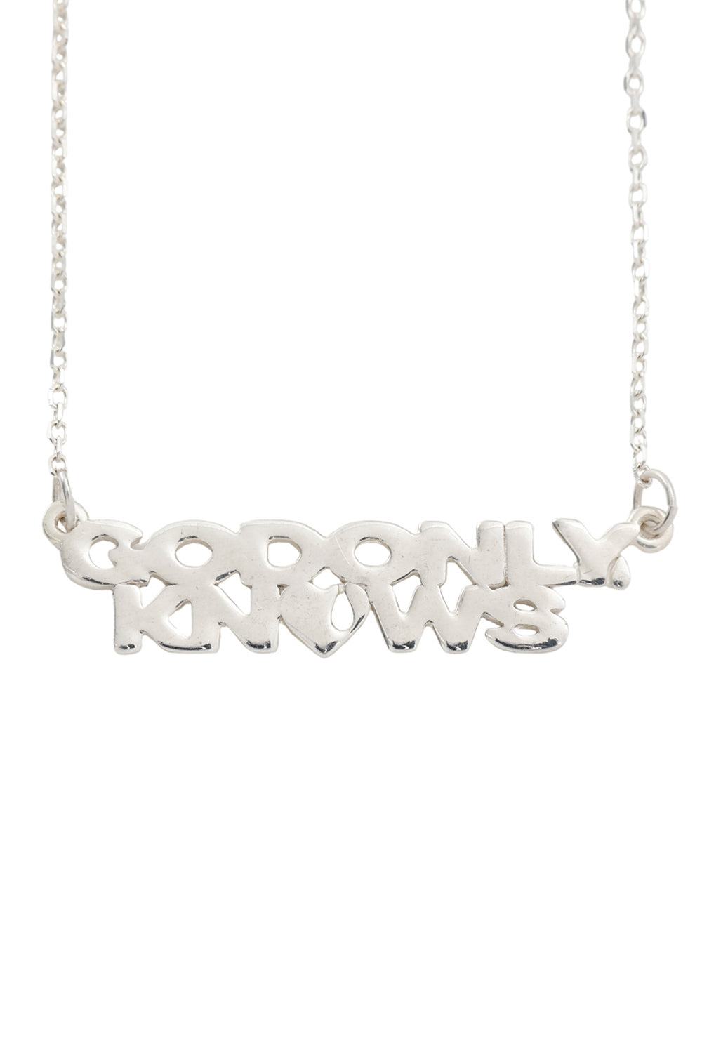 LOGO NECKLACE / SIL