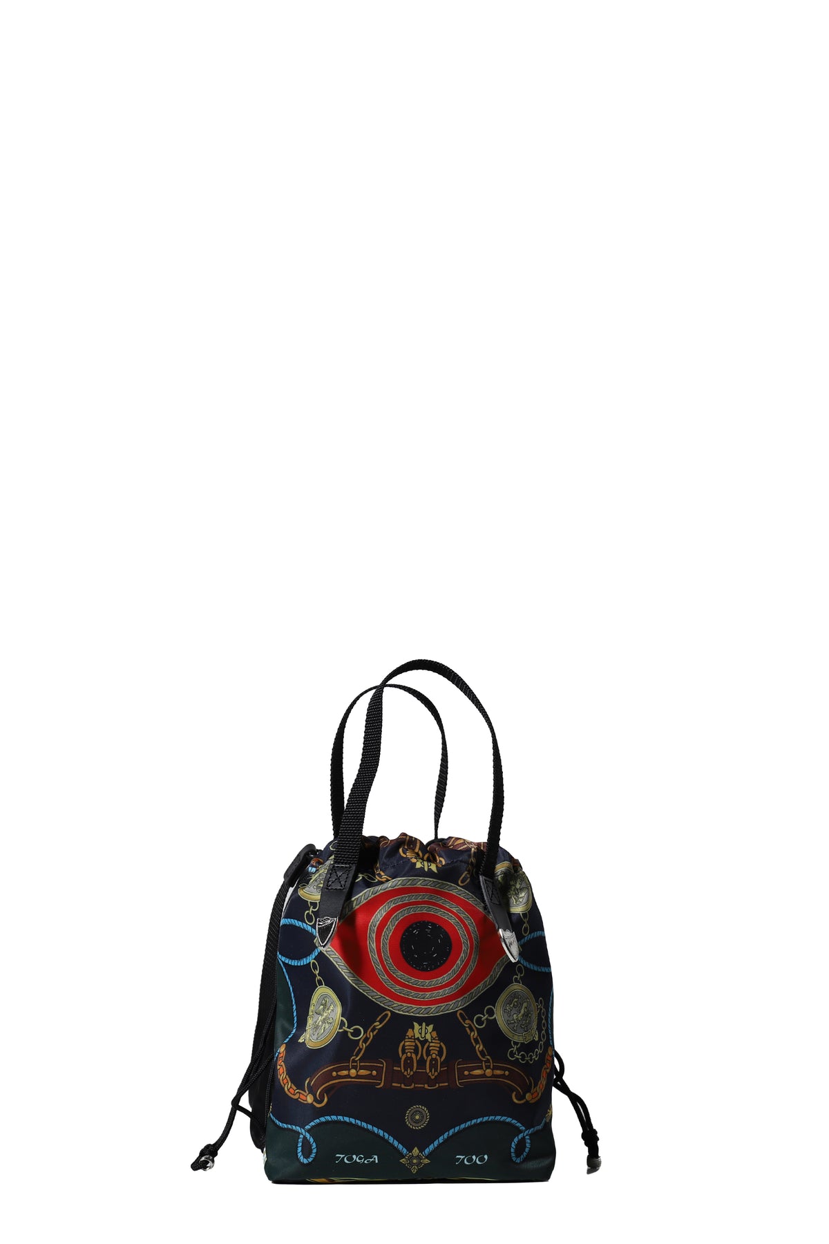 PRINT DRAWSTRING BAG / GRN