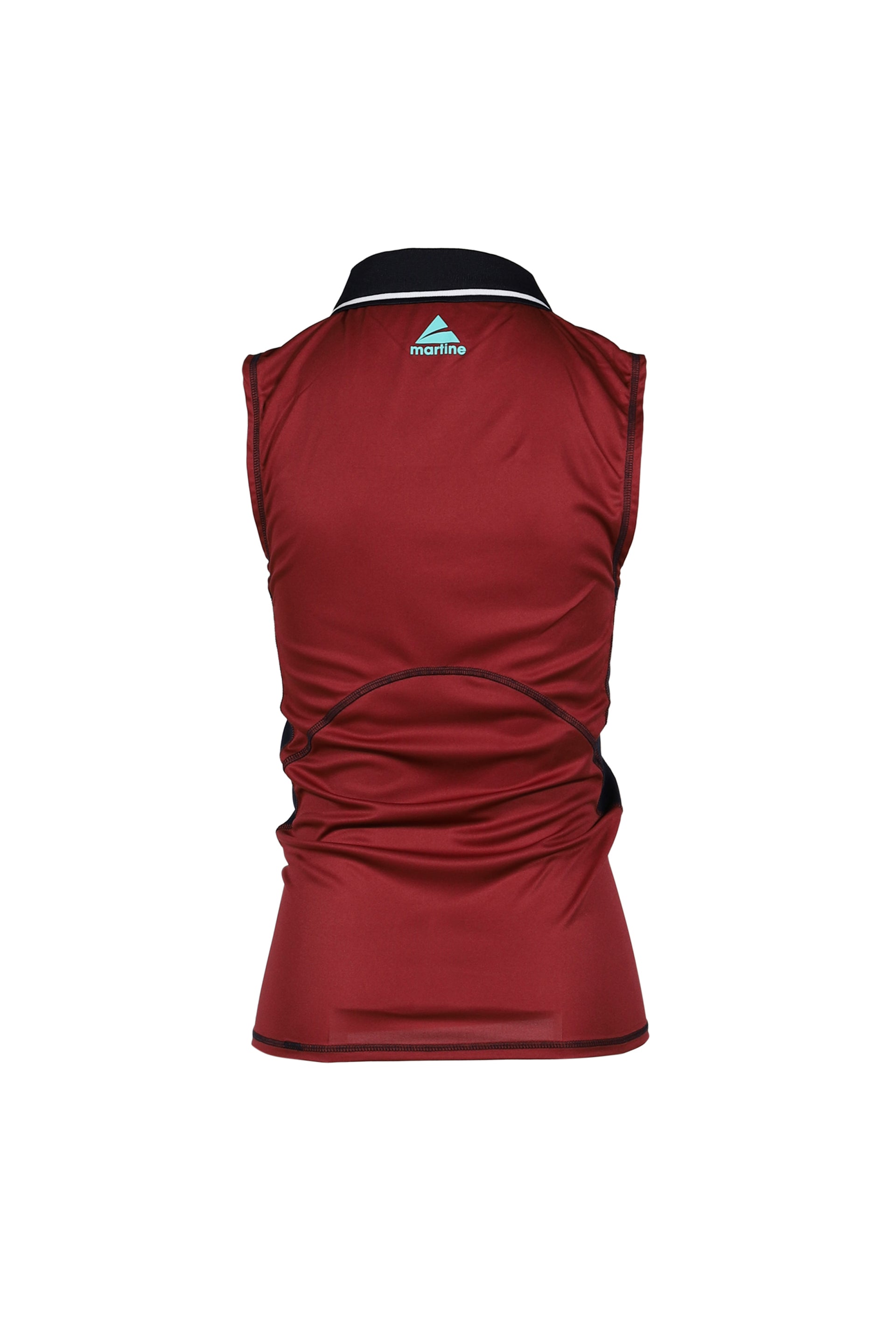 SHRUNKEN STRETCH FOOTBALL VEST / RED BUR