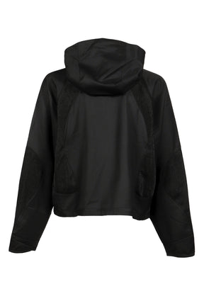 AIRE CURVED ZIP GAME JACKET / BLK