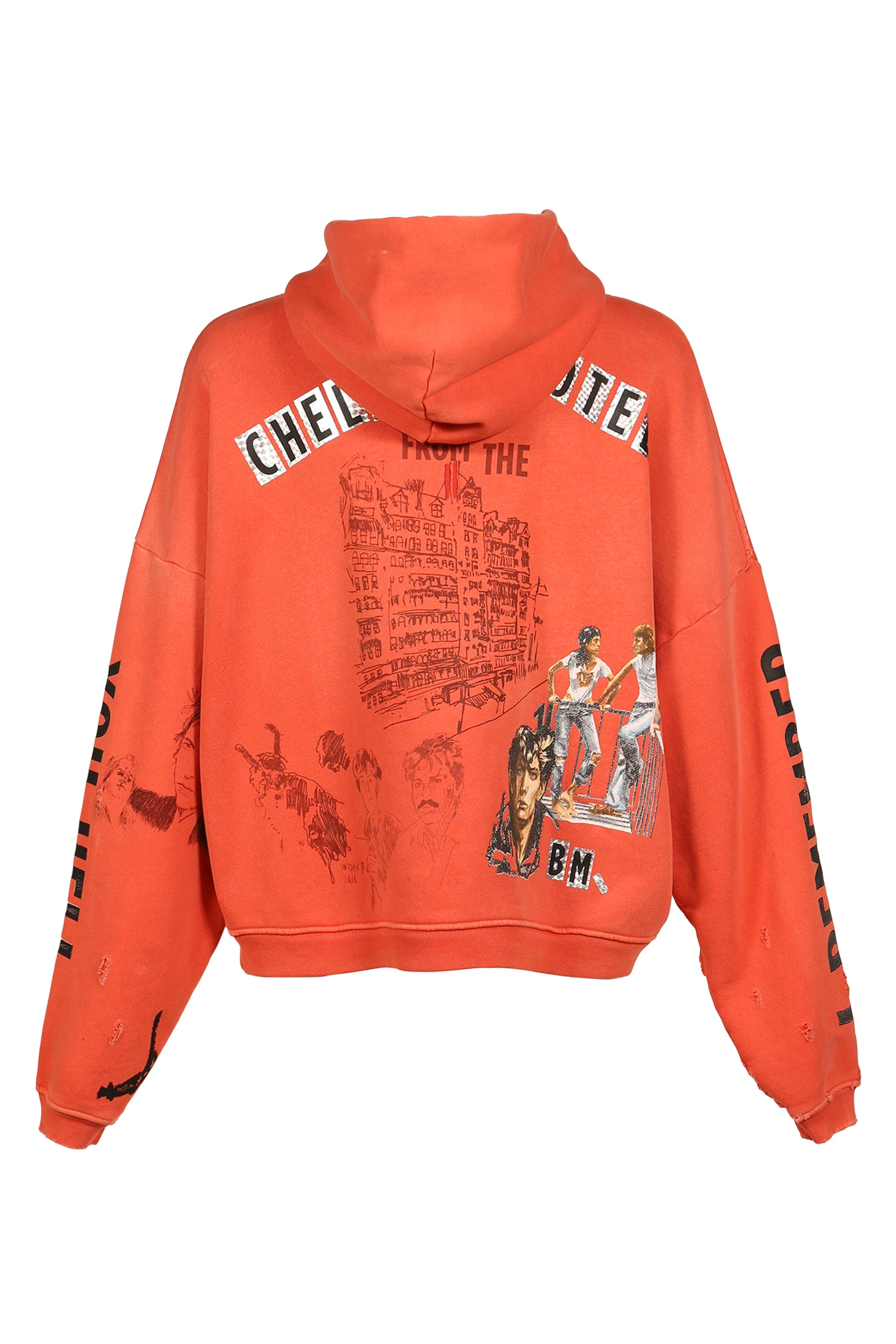 CHELSEAY HOTEL HOODED SWEATSHIRT / RED