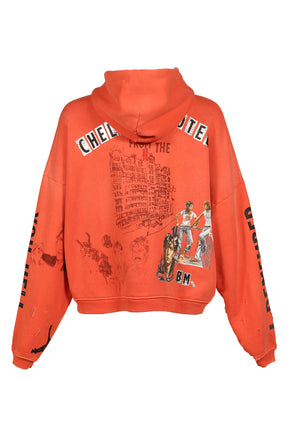 CHELSEAY HOTEL HOODED SWEATSHIRT / RED