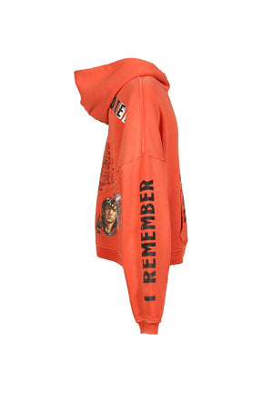 CHELSEAY HOTEL HOODED SWEATSHIRT / RED