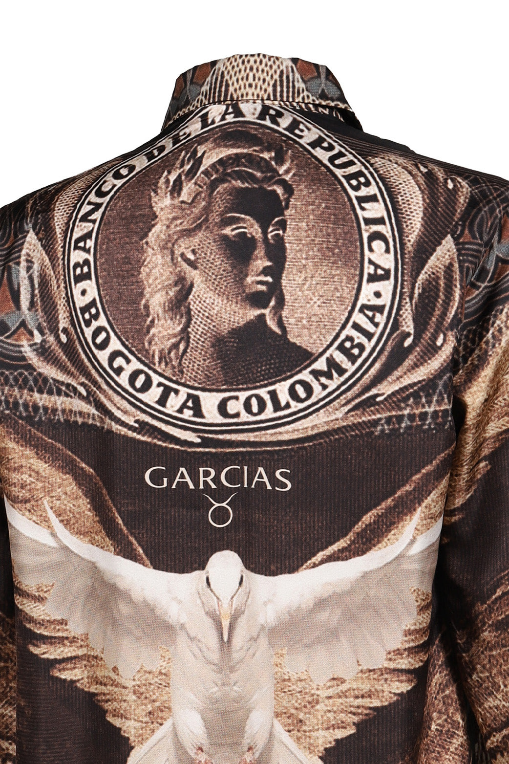 PESOS SILK SHIRT / BLK