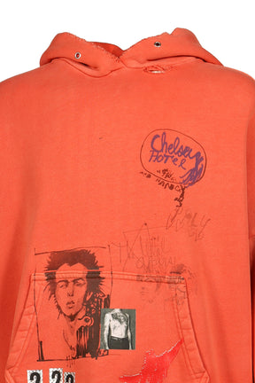 CHELSEAY HOTEL HOODED SWEATSHIRT / RED