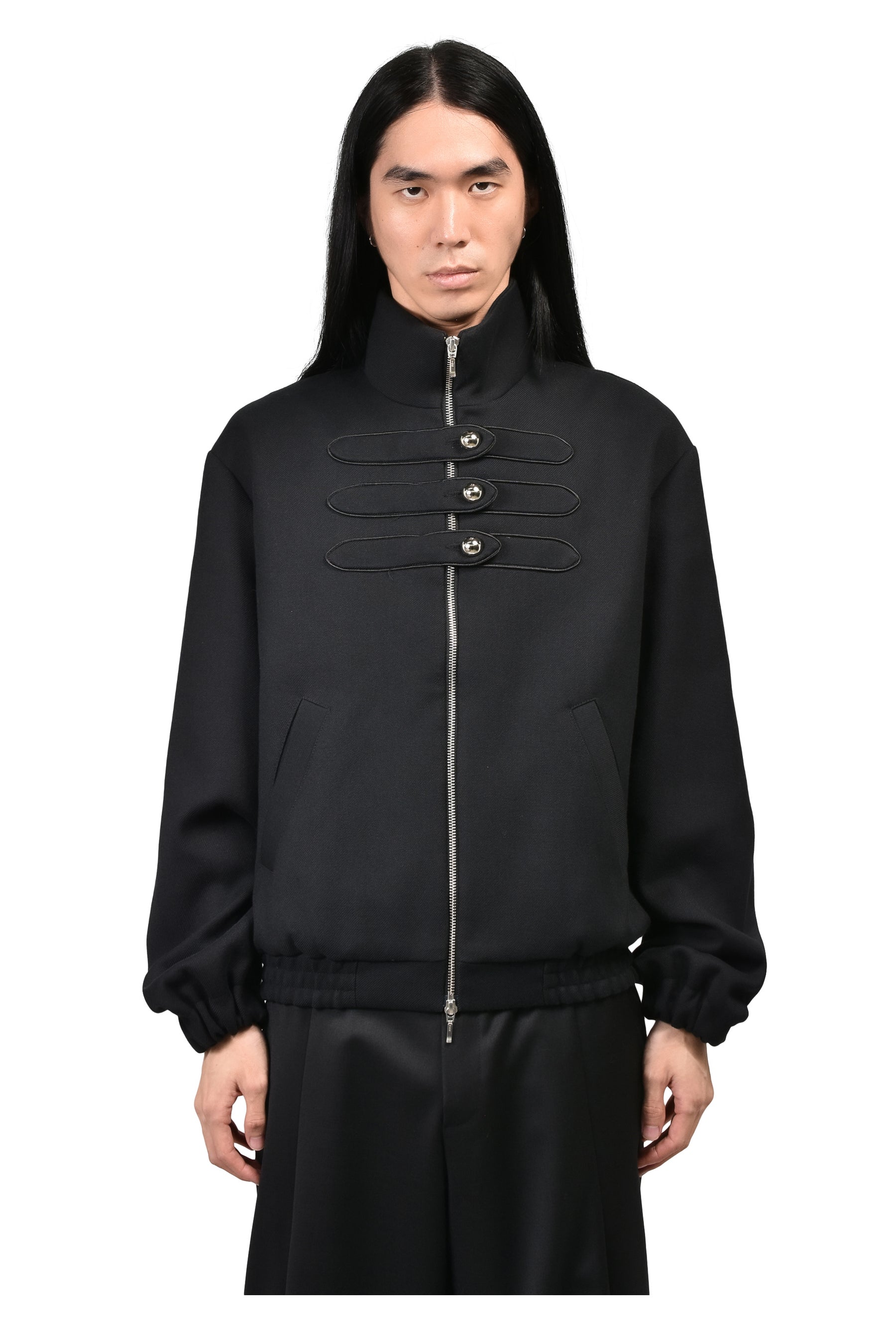 DRUMMER HIGH-NECK JACKET / BLK