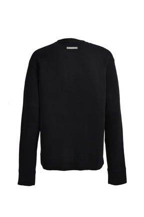 KNIT ROUNDNECK JESUS / BLK