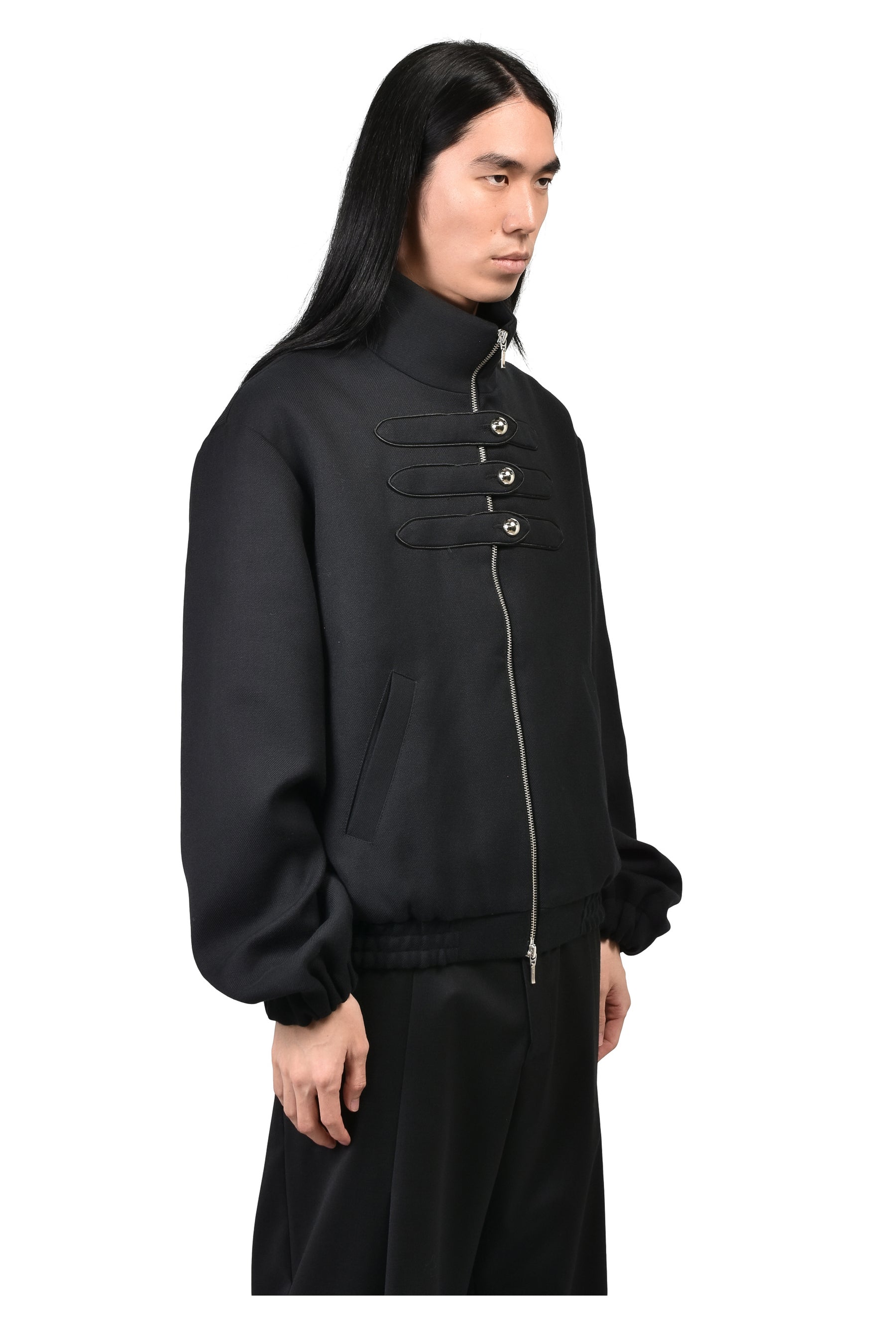 DRUMMER HIGH-NECK JACKET / BLK