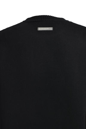 KNIT ROUNDNECK JESUS / BLK