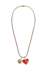 MIX TENNIS WITH TWO PENDANT SET / MULTI