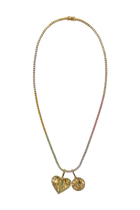 MIX TENNIS WITH TWO PENDANT SET / MULTI