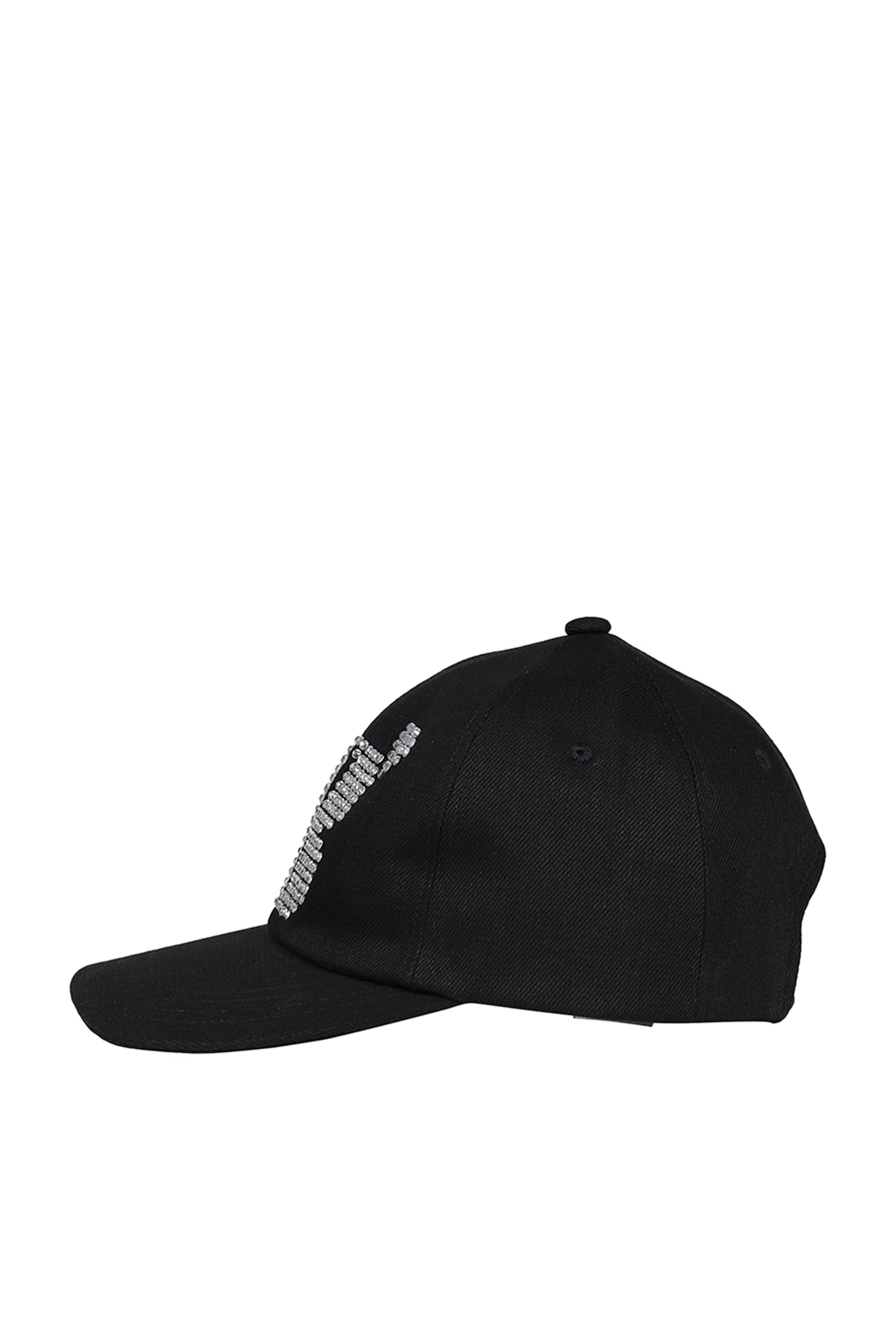 RHINESTONE CAP / BLK