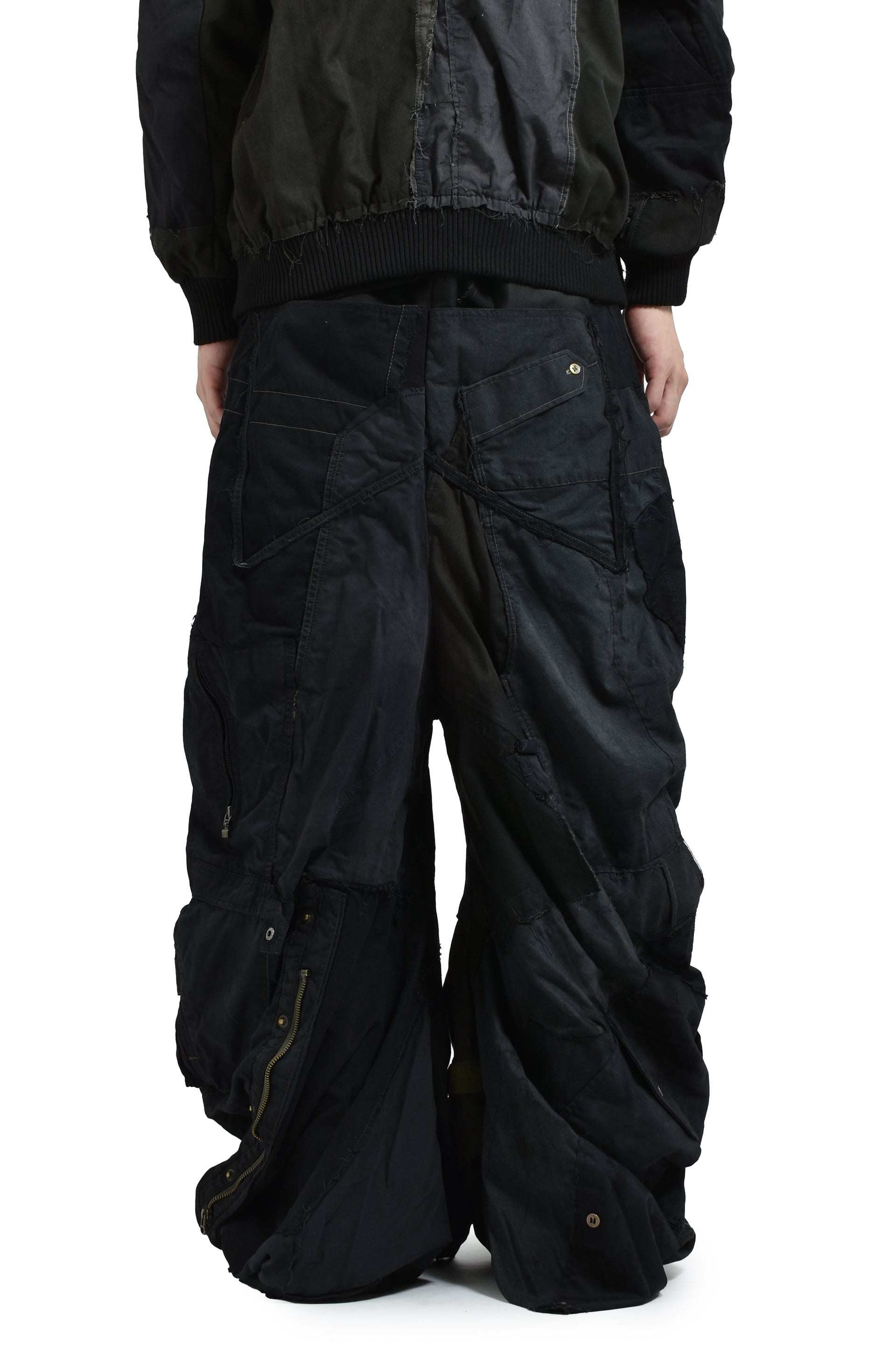 “LAPPATO" PANTS / BLK DYEING