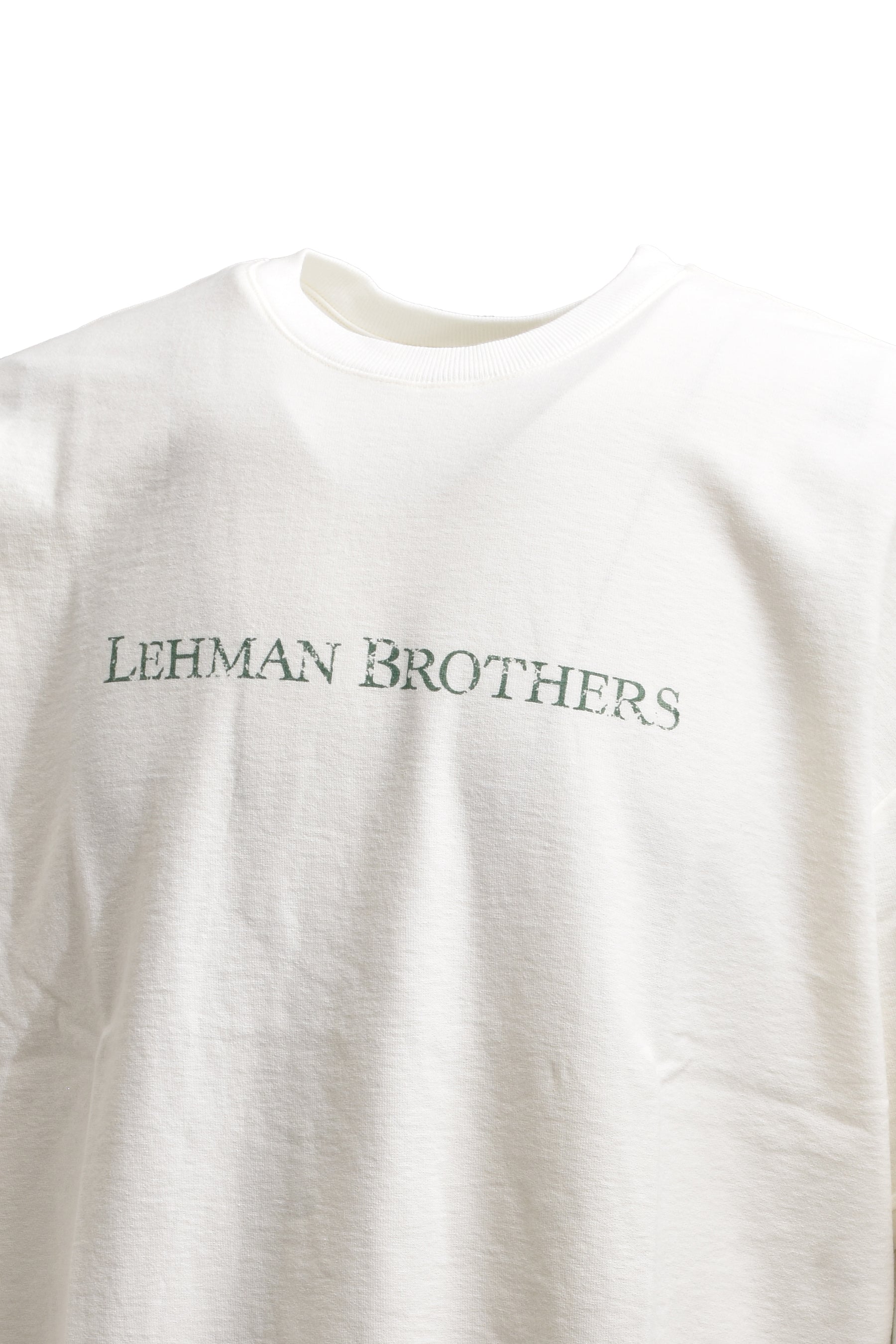 LEHMAN BROTHERS T-SHIRT / VTG WHT