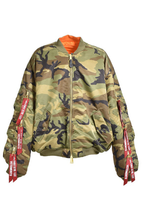 CARGO BOMBER JACKET / CAMO