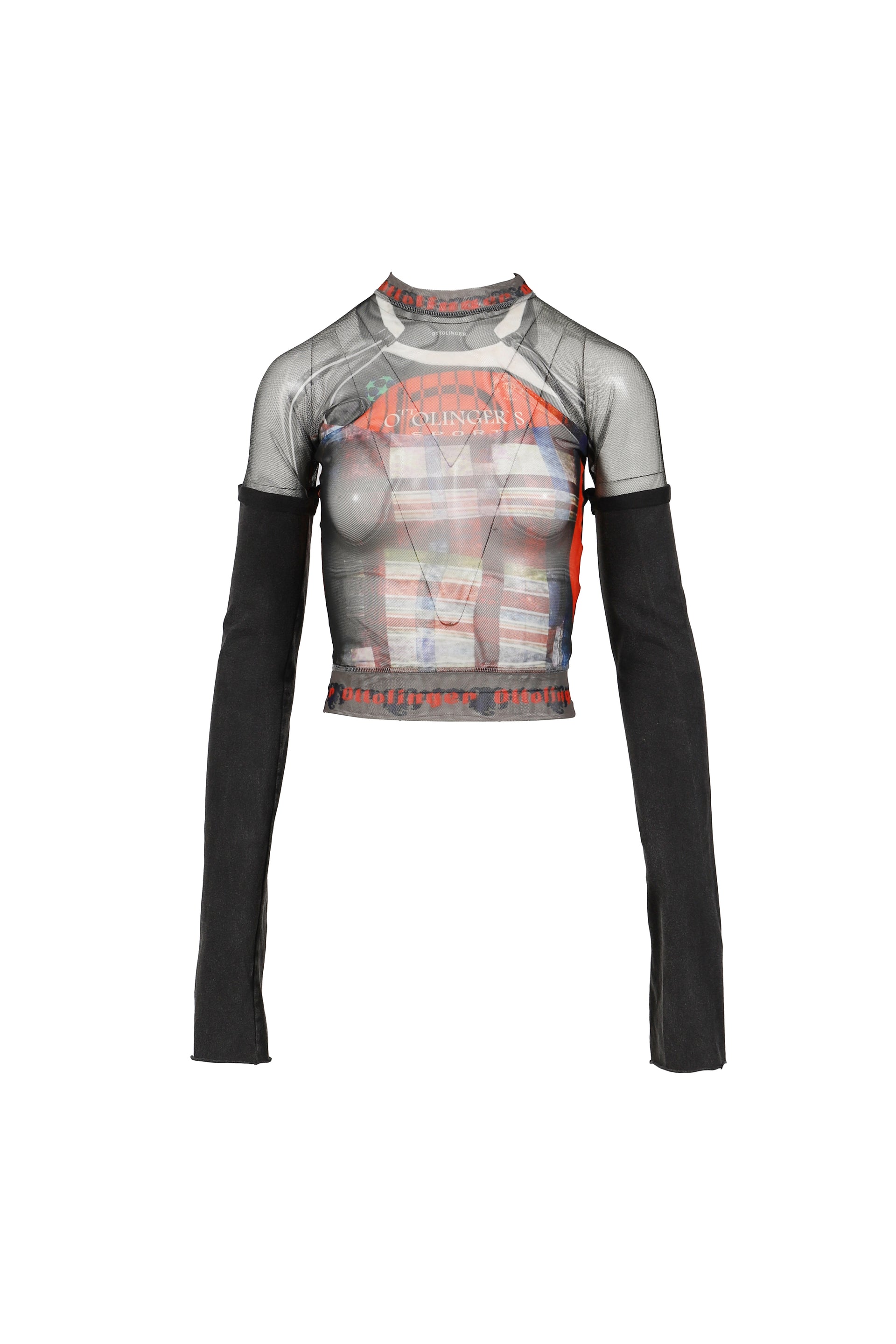 MESH HYBRID LONGSLEEVE / RACING PLAID