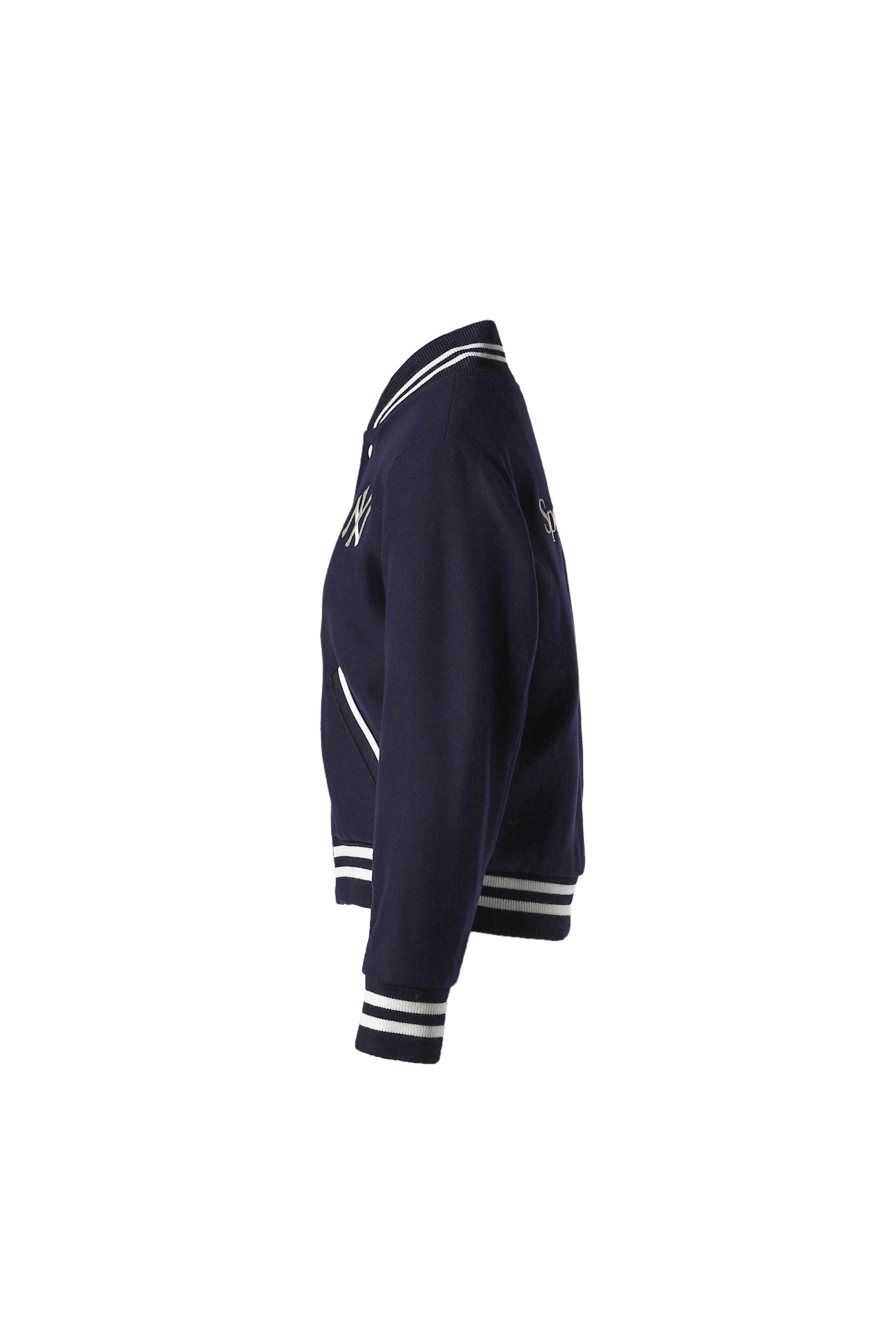 YANKEES SERIF VARSITY JACKET / NAVY