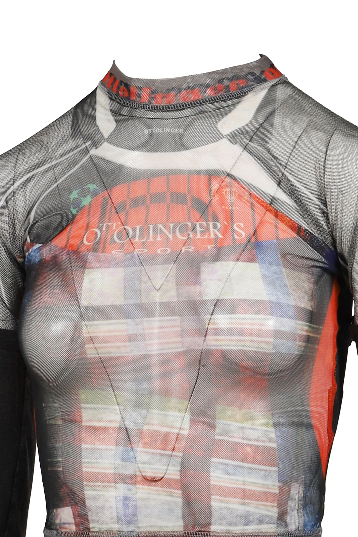 MESH HYBRID LONGSLEEVE / RACING PLAID